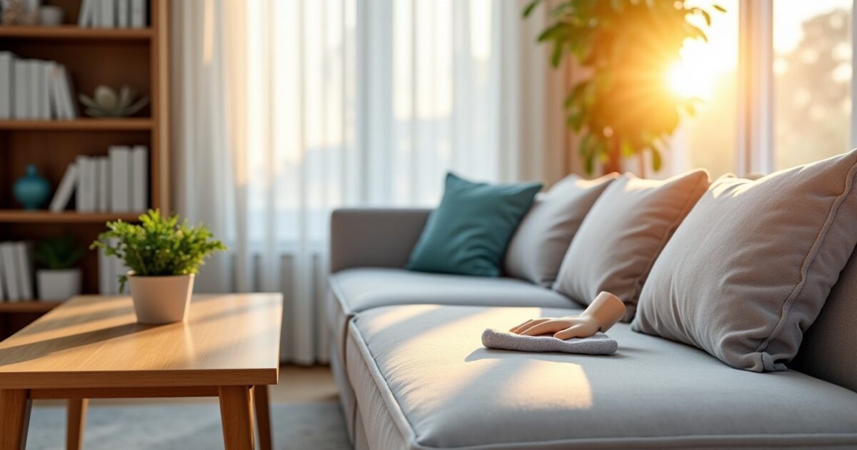 Les meilleures méthodes pour nettoyer votre canapé en tissu sans l'endommager