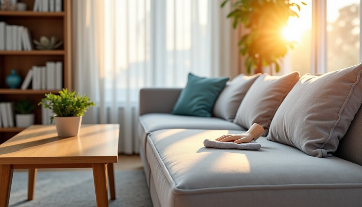 Les meilleures méthodes pour nettoyer votre canapé en tissu sans l'endommager
