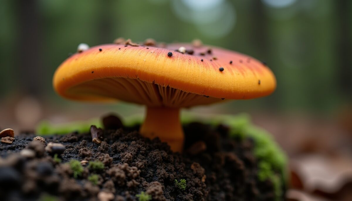Champignon orange sur bois mort : comment l’identifier et découvrir son rôle essentiel dans l’écosystème