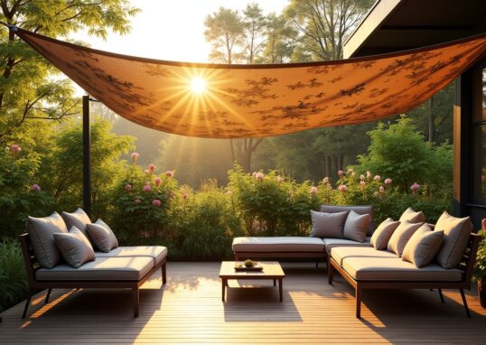 Guide pratique : Sélectionner un filet de camouflage élégant pour ombrager votre terrasse avec goût