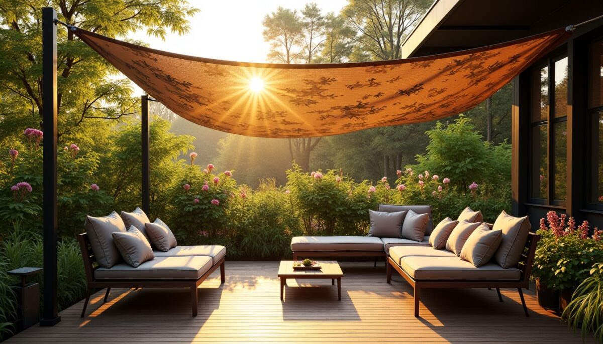 Guide pratique : Sélectionner un filet de camouflage élégant pour ombrager votre terrasse avec goût