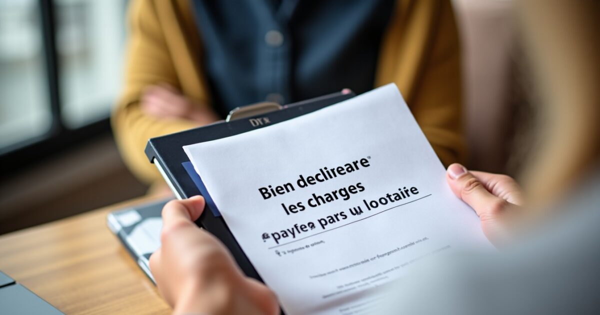 Guide pratique : bien déclarer les charges locatives payées par le locataire