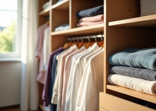 Rangement des vêtements : Astuces ingénieuses pour maximiser l’espace chez vous