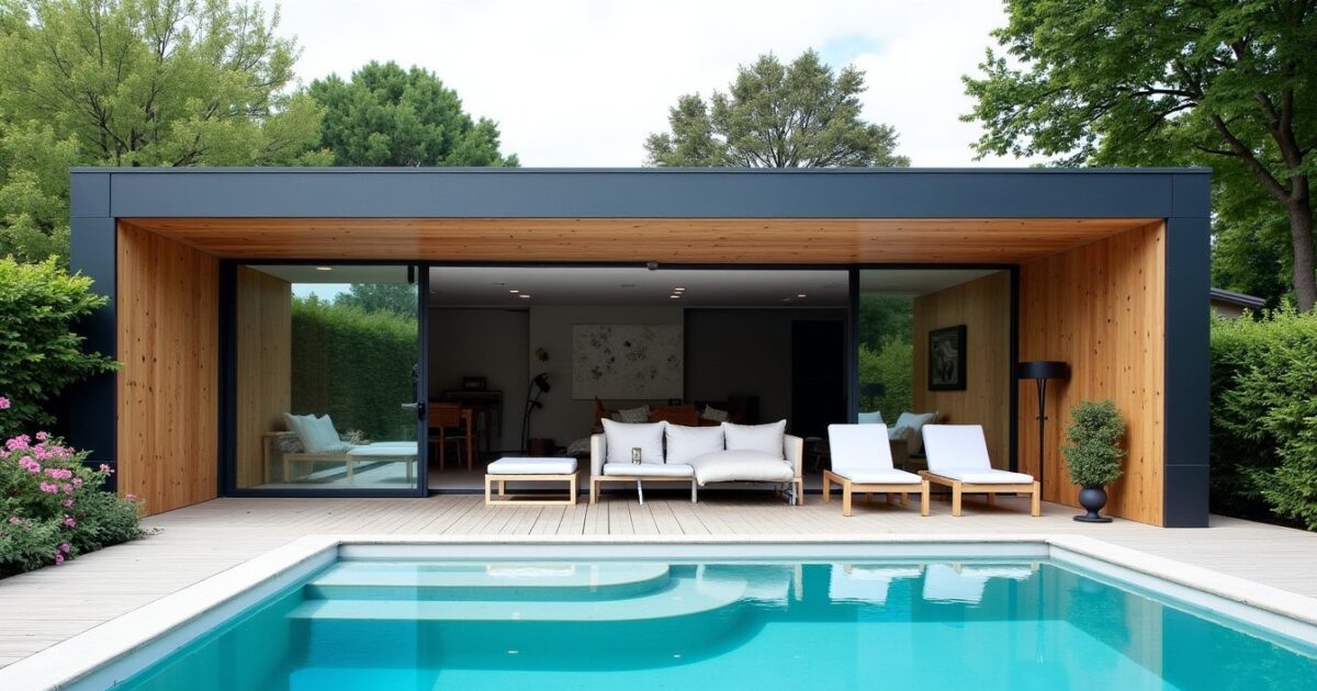 Optimisez votre espace extérieur : guide complet pour intégrer un pool house à votre maison