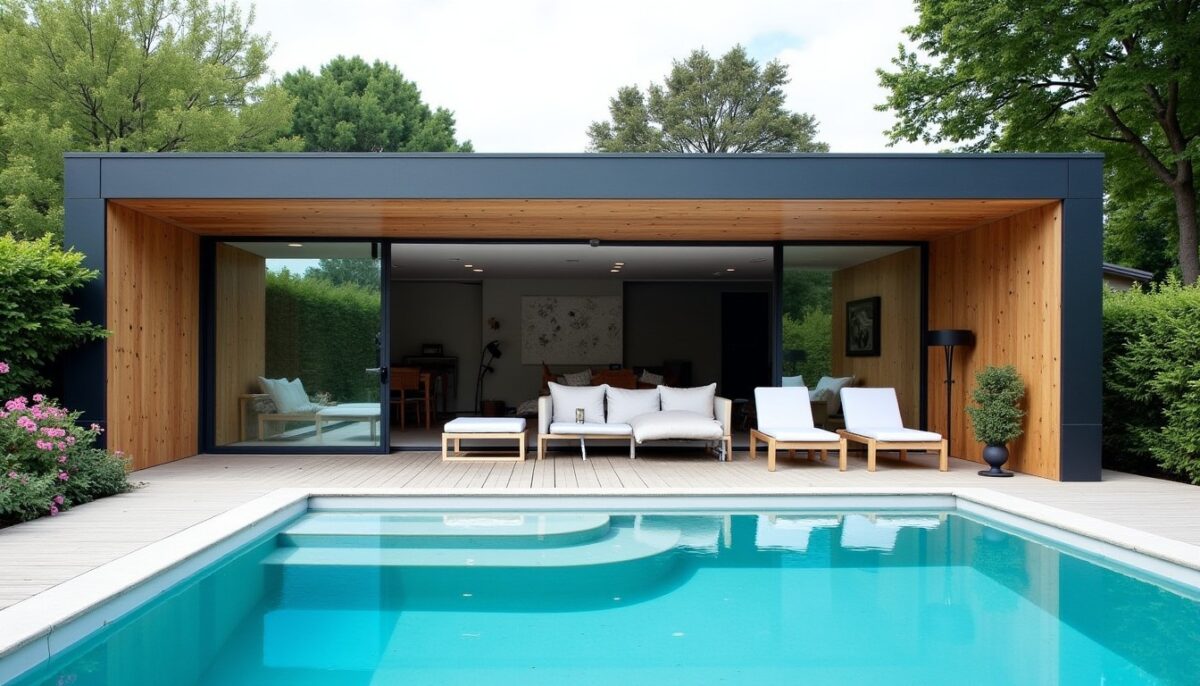 Optimisez votre espace extérieur : guide complet pour intégrer un pool house à votre maison